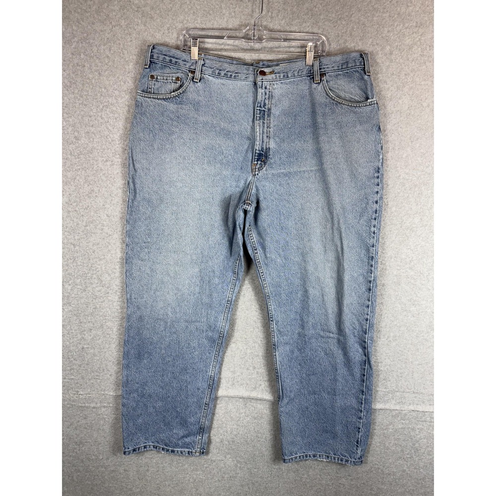 Faded Glory Jeans Mens 42x27 Relaxed Fit Classic 5 Pocket Straight Leg Denim Pan